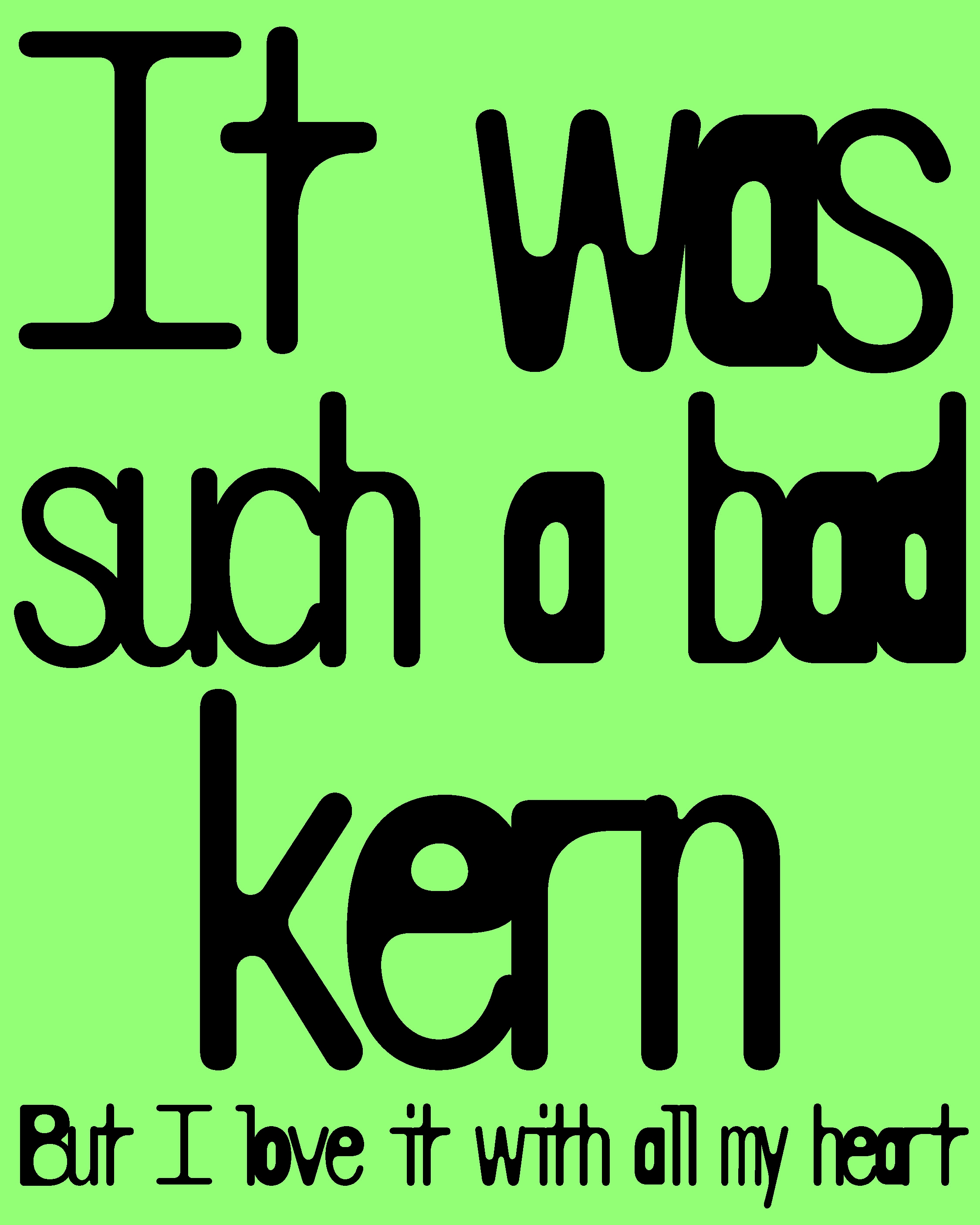 commonSans Condensed badKern